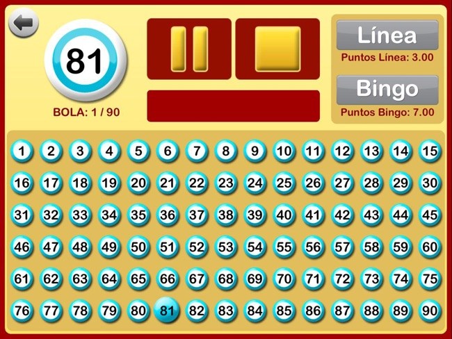 bingo gratis en linea